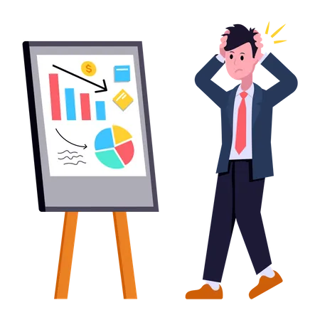 Business Loss  Illustration