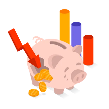 Business Loss  Illustration