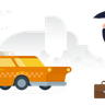 taxi illustration