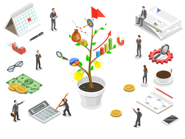 Business management Illustration