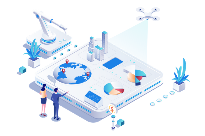 Business Management  Illustration