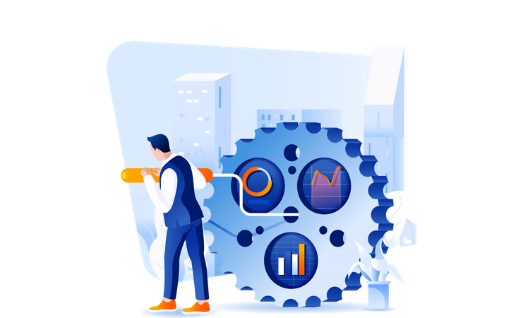 Business Management  Illustration