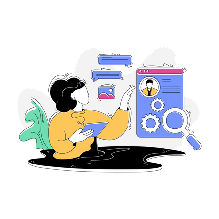 Business management  Illustration