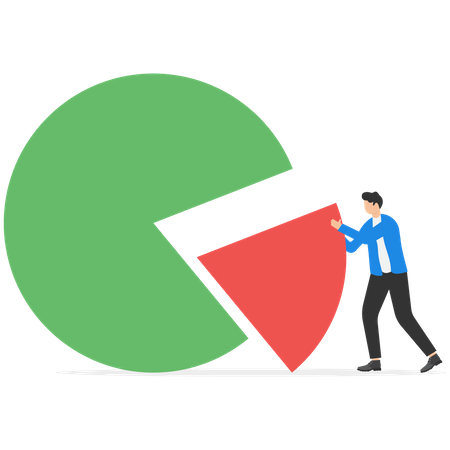 Business market share ambition  Illustration