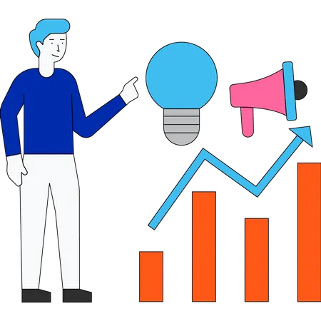 Business Marketing analysis  Illustration
