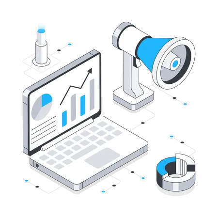 Business Marketing analysis  Illustration