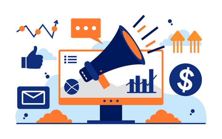 Business Marketing analysis  Illustration