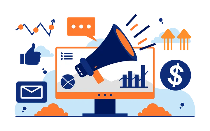 Business Marketing analysis  Illustration