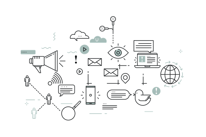 Business Marketing  Illustration