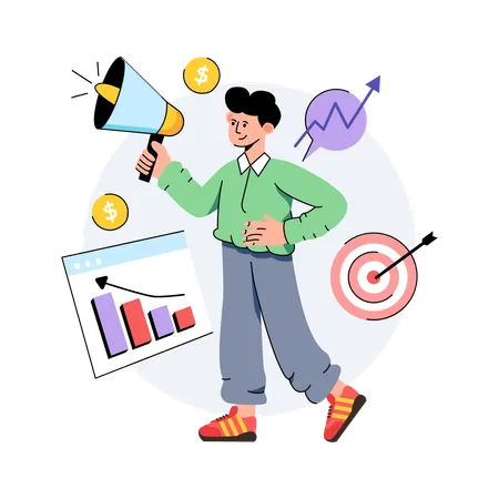 Business Marketing  Illustration