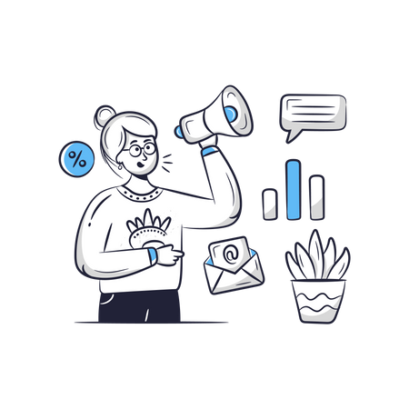 Business Marketing  イラスト