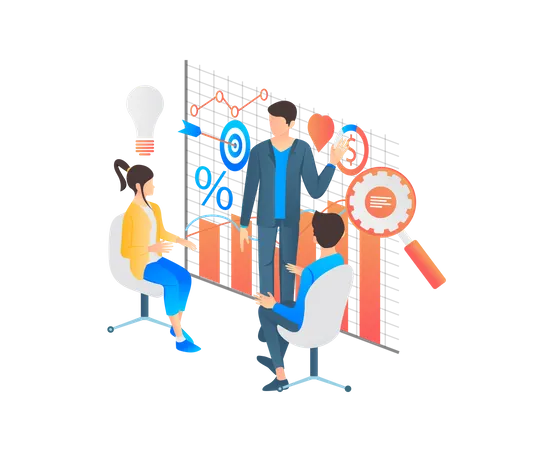 Business meeting Illustration