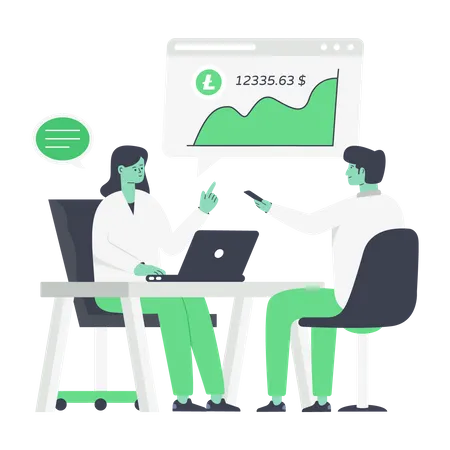 A Well Crafted Flat Illustration Of Business Meeting Illustration