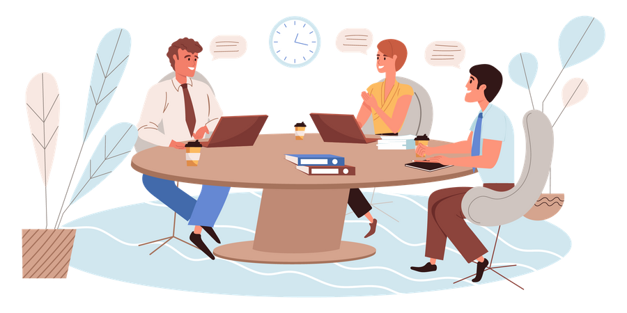 Business meeting  Illustration