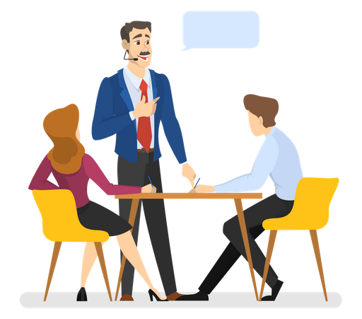 Business meeting  Illustration