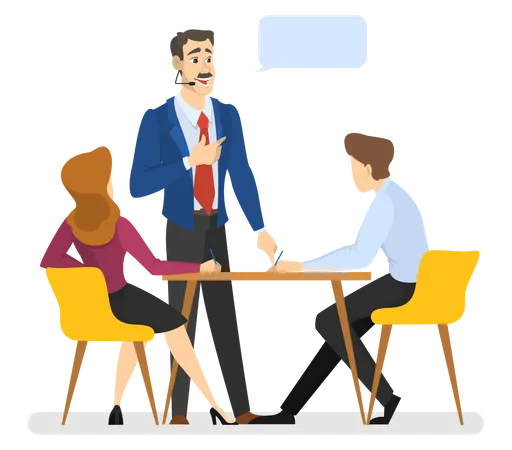 Business meeting  Illustration