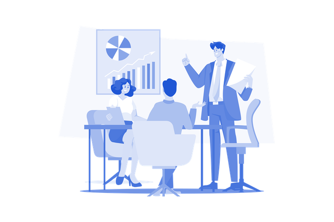 Business meeting  Illustration