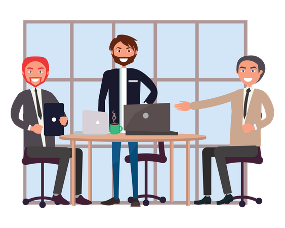 Business meeting  Illustration