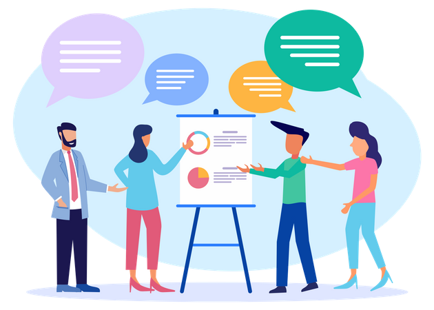 Business meeting  Illustration