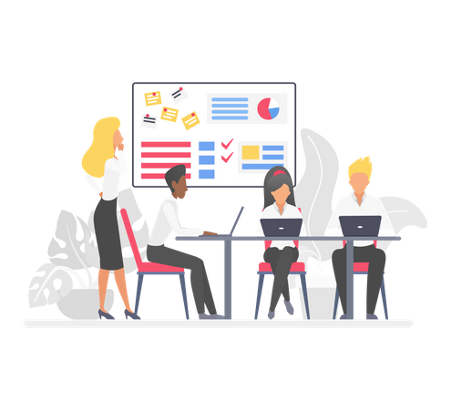 Business meeting  イラスト