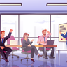 conference hall illustration