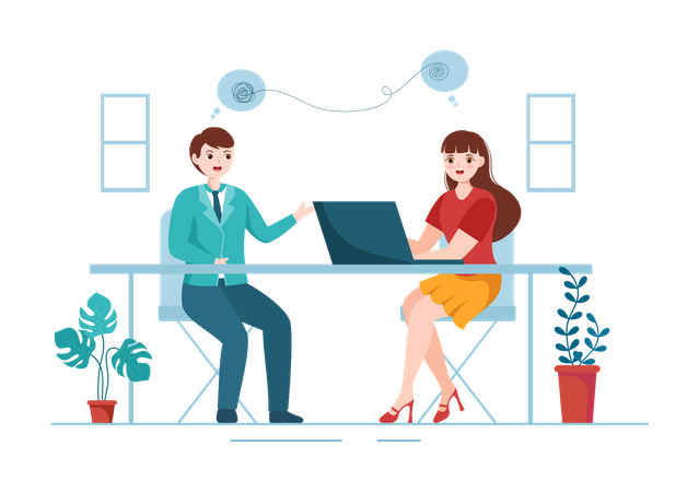 Business Mentoring  Illustration