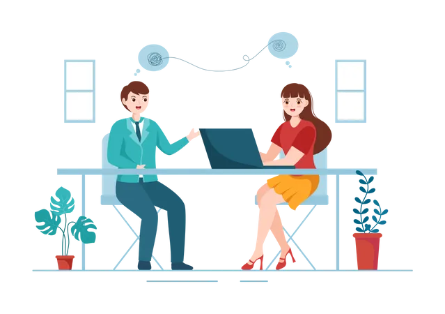 Business Mentoring  Illustration