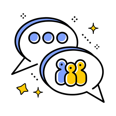 Business messages  Illustration