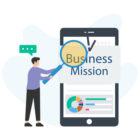 Business Mission  Illustration