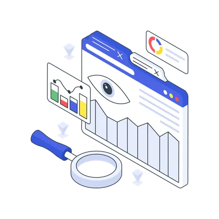 Business Monitoring and analysis  Illustration