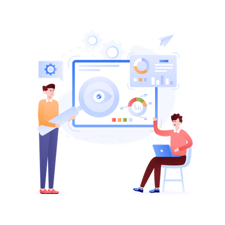 Business Monitoring  Illustration