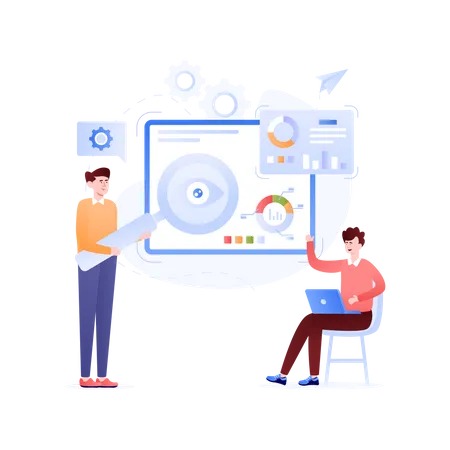 Business Monitoring  Illustration