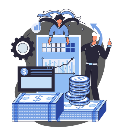 Business net income  Illustration