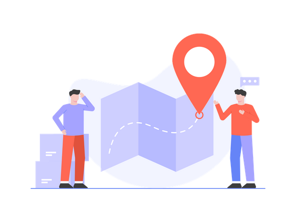 Business New Location  Illustration