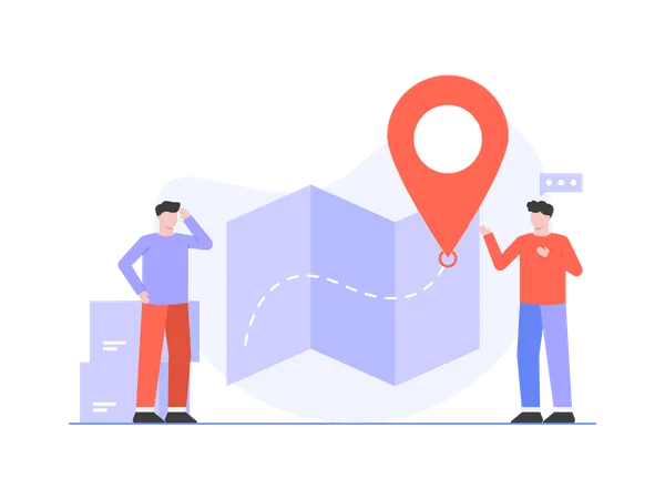 Business New Location  Illustration