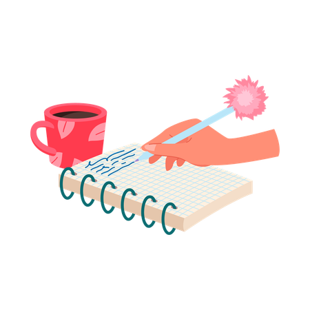 Business notes  Illustration