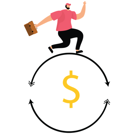 Business of exchange rate  Illustration
