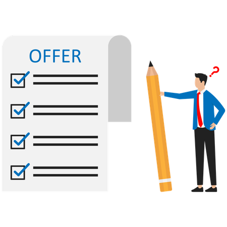Business Offer or new opportunity  Illustration