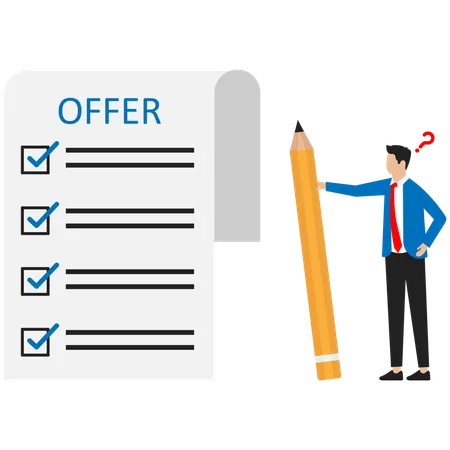 Business Offer or new opportunity  Illustration