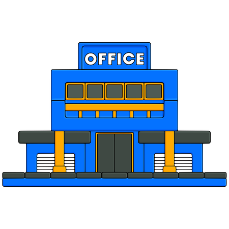 Business office  Illustration