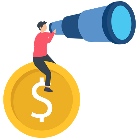 Business opportunity or investment and market prediction  일러스트레이션