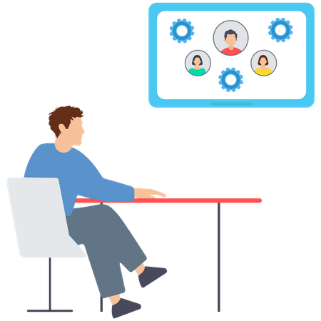 Business outsourcing Illustration