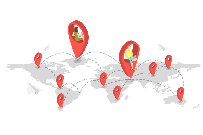 Business Outsourcing  Illustration