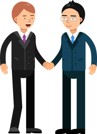 Business Partner Conversation  Illustration