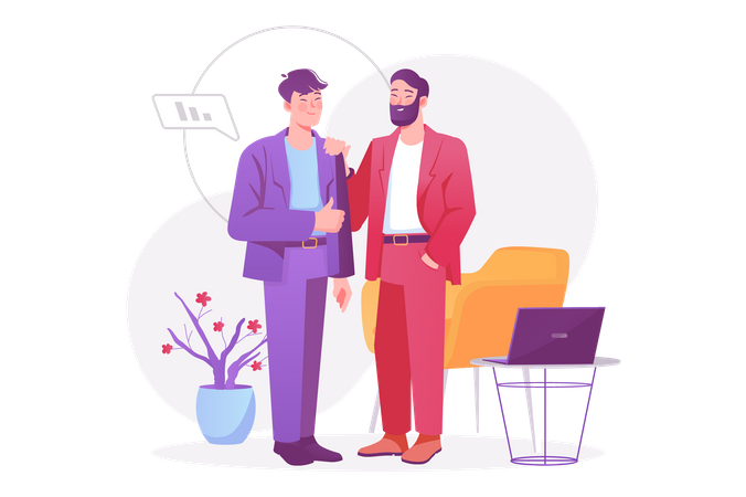 Business partner  Illustration