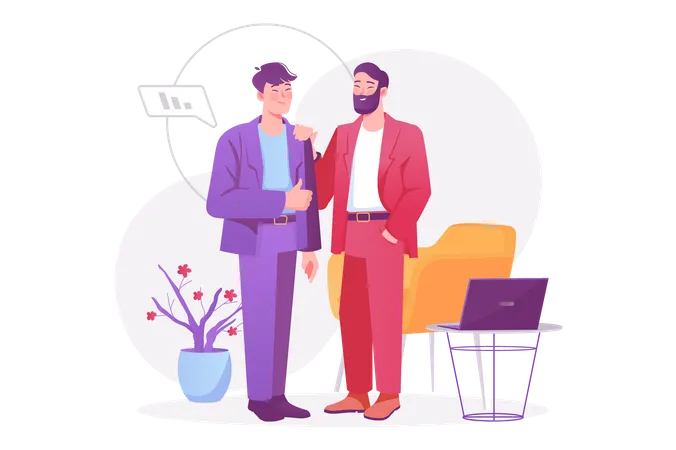 Business partner  Illustration