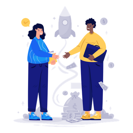 Business Partner  Illustration