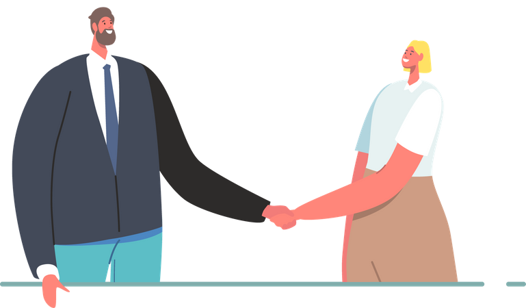 Business Partners Agreement Illustration