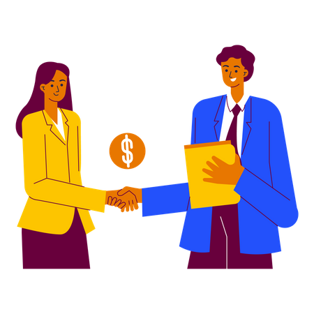 Business Partners  Illustration