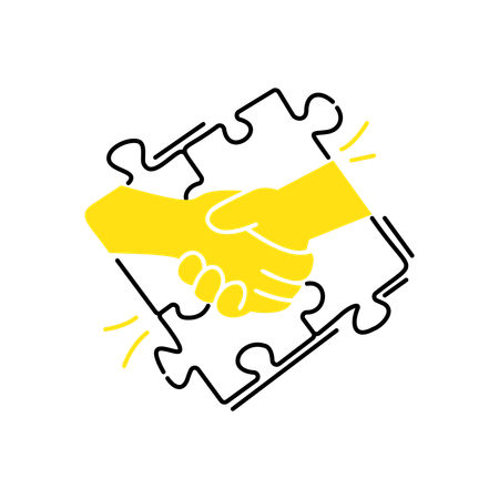 Business partners  Illustration